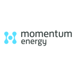 logo for momentum energy. preferred energy supplier to compare business electricity